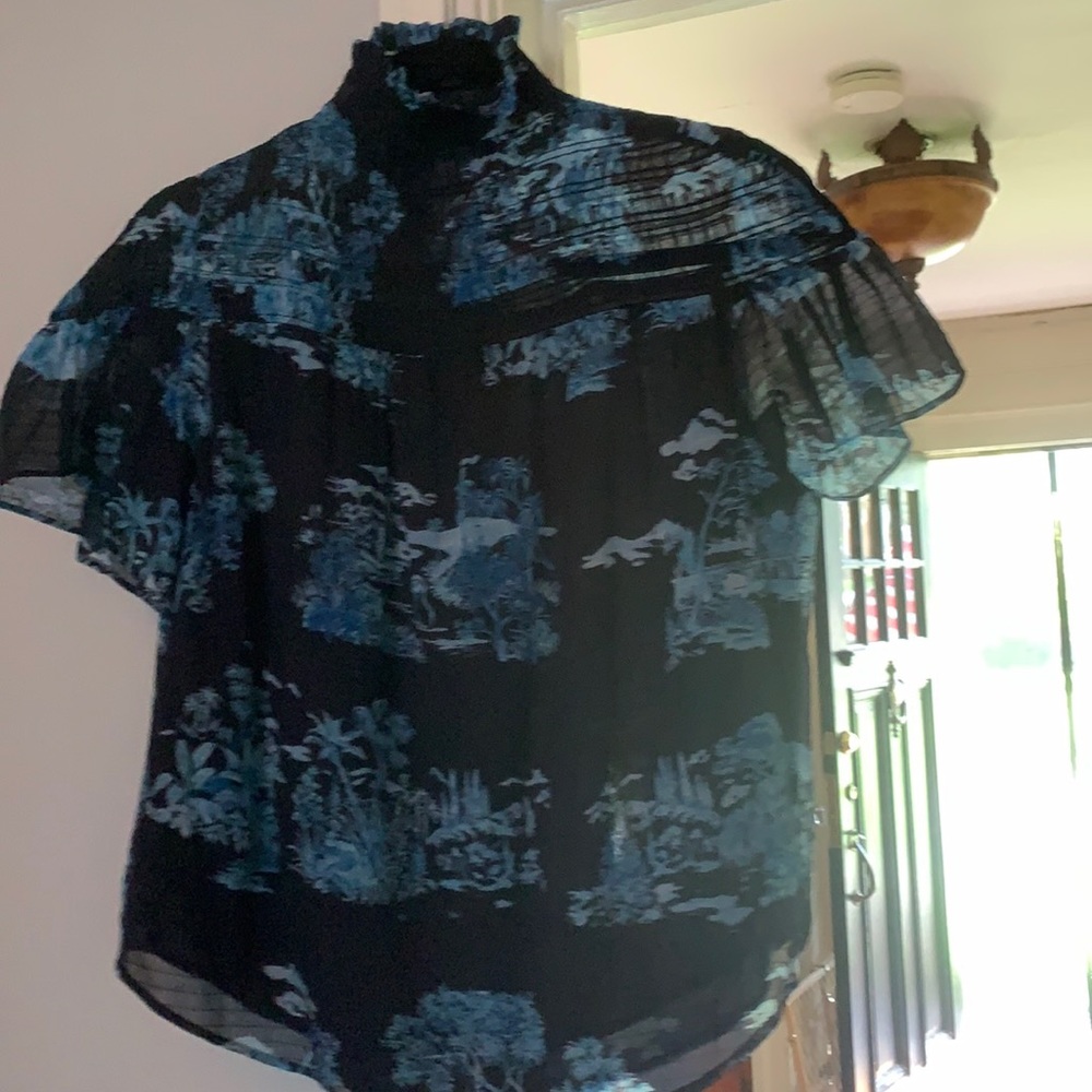 Banana republic short sleeve blouse